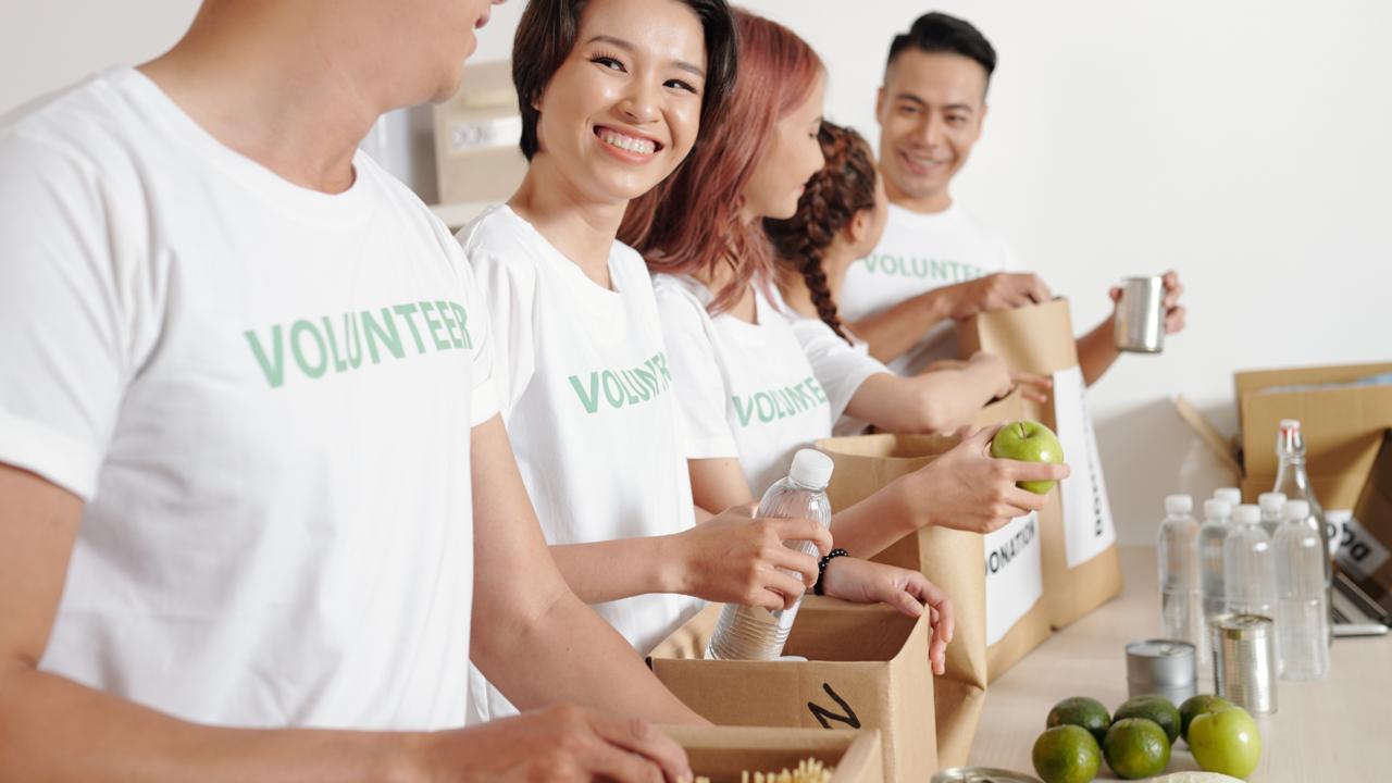 Healthcare professionals using technology